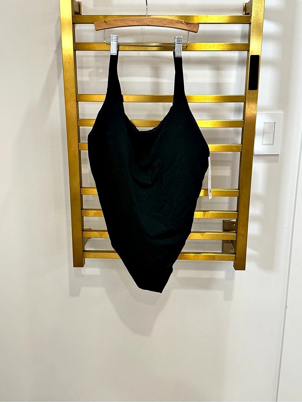 Athleta Hermosa One Piece Swimsuit Black Medium